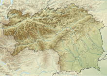 Reliefkarte: Steiermark