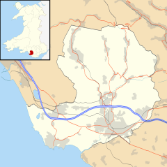 Tondu is located in Bridgend