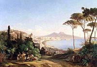 Napoli - dipinto di Götzloff (1837)