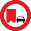 C52: No overtaking by heavy goods vehicle
