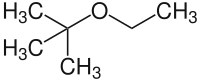 Strukturformel von Ethyl-tert-butylether