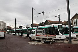 Le nouveau dépôt à Colombes.