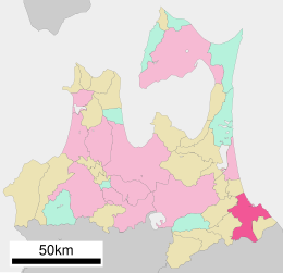 Hachinohen sijainti Aomorin prefektuurissa