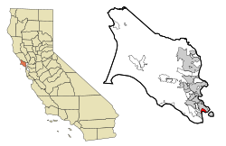 Položaj u Okrugu Marin i državi Kalifornija