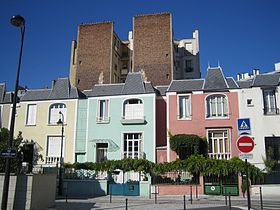 Les maisons d'Henry Trésal, rue Dieulafoy.
