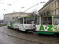 Straßen­bahn­zug in Riga