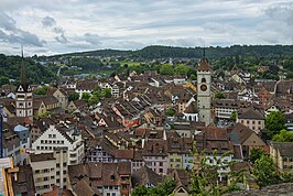 Zicht op Schaffhausen