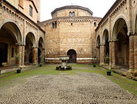 Entwickelte Technik im 10. u. 11. Jh.: Grabeskirche der Basilika Santo Stefano in Bologna