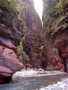 Les Gorges de Daluis et le haut-Var.