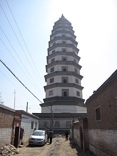 Pagoda Liaodi, ndërtuar në vitin 1055.