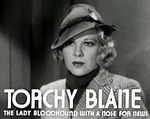 Glenda Farrell, som Torchy Blane, förebilden till Lois Lane.