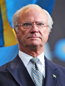 King Carl XVI Gustaf at National Day 2009 Cropped.png