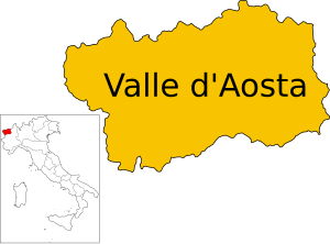 Mga provincia kan Aosta Valley