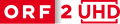Logo von ORF 2 UHD von 15. Juni 2018 bis 15. Juli 2018 (während der FIFA-Fußballweltmeisterschaft 2018)