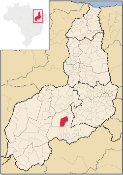 Localização de Tamboril do Piauí no Piauí