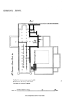 Plan of Chertsey Abbey, showing walls, &c., excavated in 1855