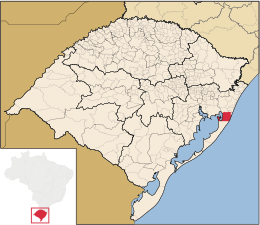 Palmares do Sul – Mappa