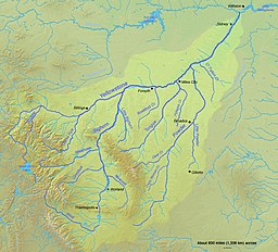 Yellowstone med sideelver