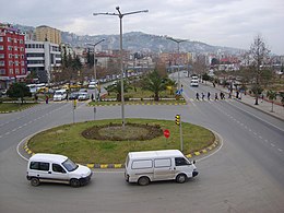 Widok na Akçaabat ze uobwodńicy