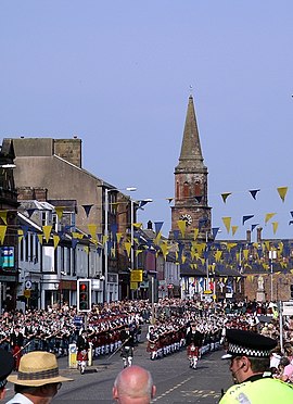 Straßenzug in Annan