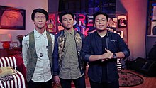 TBA saat masih bernama CJR (dari kiri ke kanan: Iqbaal, Aldi dan Kiki)