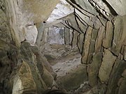 Chiselled granite basin at Newgrange