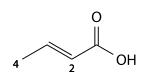 crotonic acid structure