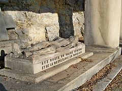 Gisant du mémorial du maquis Ventoux à Sault