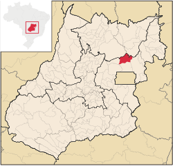 Localização de Água Fria de Goiás em Goiás