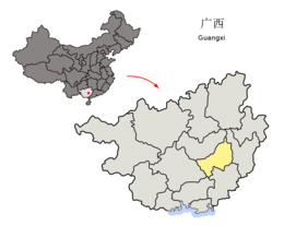 Guigang – Mappa