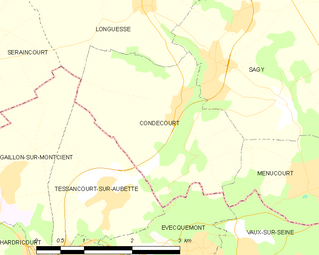 Carte de la commune.