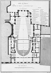 Planta del primer anfiteatro