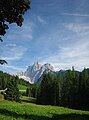 Monte Pelmo von Santa Fosca im Val Fiorentina aus gesehen