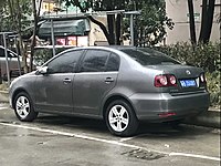 Volkswagen Polo MK4 sedan facelift (rear)