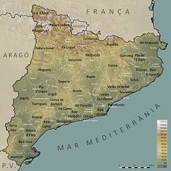 Catalogna – Mappa