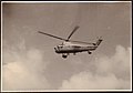L'un des hélicoptères de la Sabena lors d'un vol de démonstration pour l'Exposition universelle de 1958.