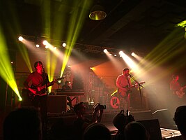Manchester Orchestra performing at Concord Music Hall on September 24, 2017 with Tigers Jaw and Foxing.