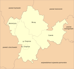 Plan powiatu chojnickiego