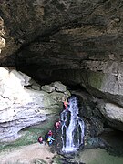 La source du Pontet à l'étiage.