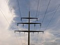 Betonmast (110 + 20 kV)