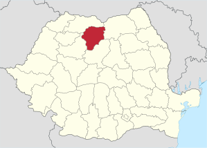 Румын дахь Бистрица-Насауд тойргийн байршил