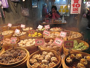 Dim sum in steamers, Taipei