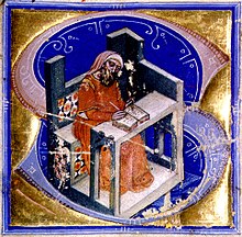 Illumination of himself in the Chronicon Pictum