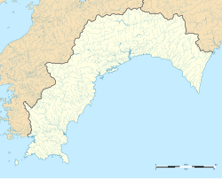 Sukumo trên bản đồ Kōchi