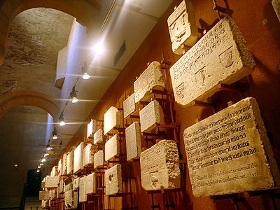 Salles des écritures du Musée des Augustins de Toulouse