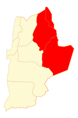 Kaart van El Loa