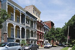 Historic housing in the Ten Broeck section of Arbor Hill.