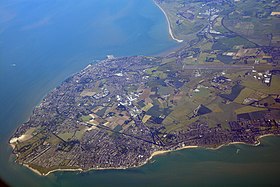 L'île de Thanet vue du nord