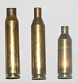 Left to right - .223 Rem, .17 Rem, .17 Fireball