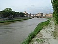 Arno u Pisi, blizu mosta Ponte della Fortezza